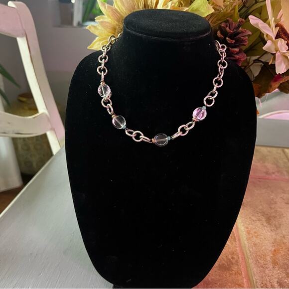 Sabika Chainlink Beaded Necklace - Picture 1 of 8